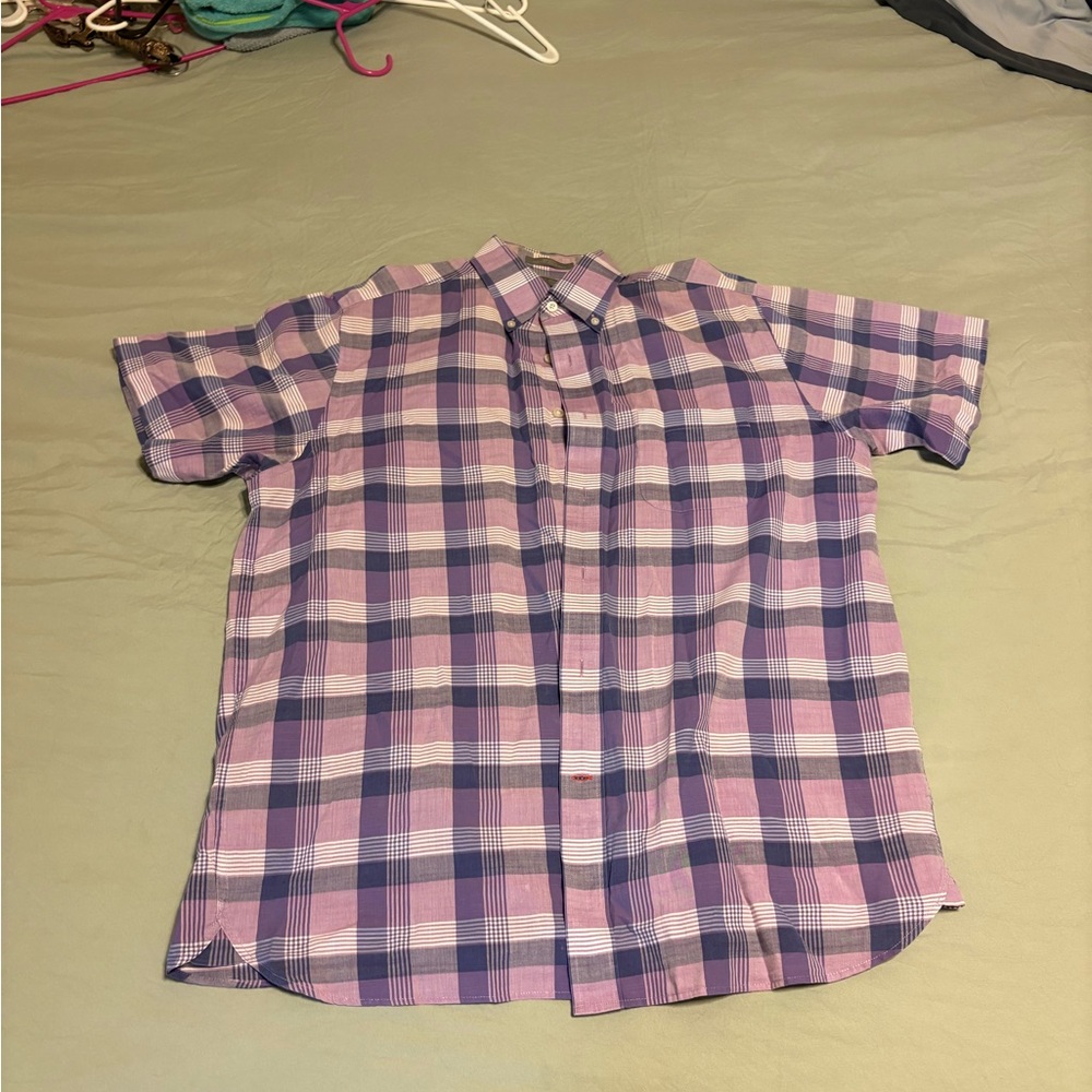 Daniel Cremieux Lavender Checkered Men's Shirt